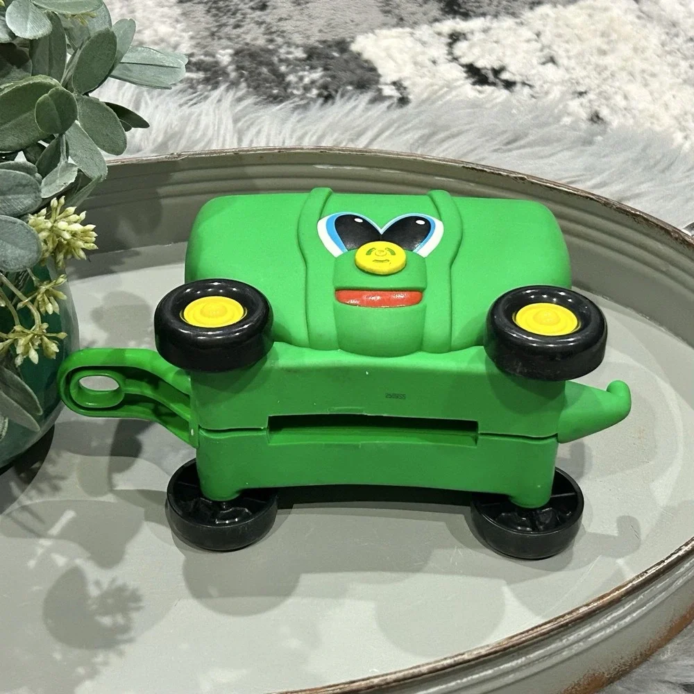 VTG 1999 ERTL John Deere Johnny‎ Tractor Soft Toy Trailer **No book See Photos